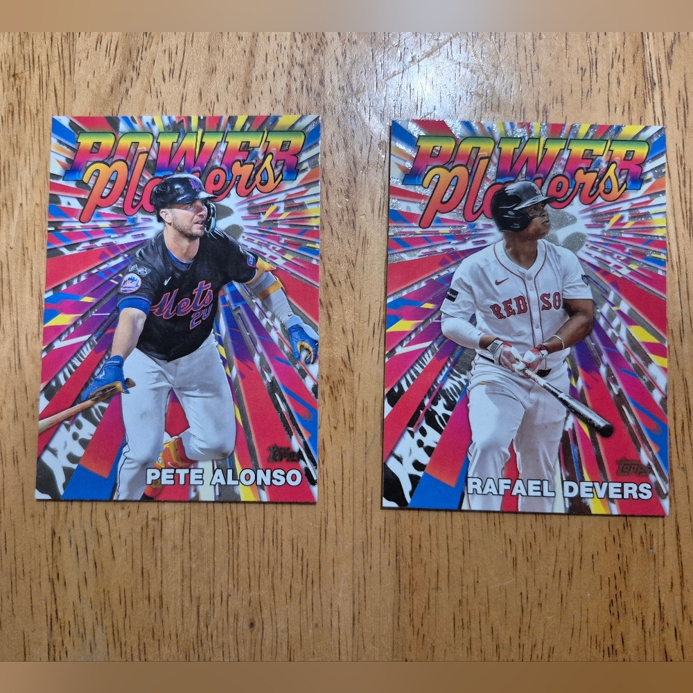 🔥 NWOT Topps Holographic Baseball Cards Set Of 2